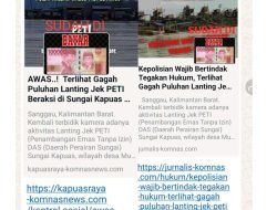 Skandal Uang Tutup Mulut: Dua Media Online Diduga Jual Berita PETI di Sanggau.